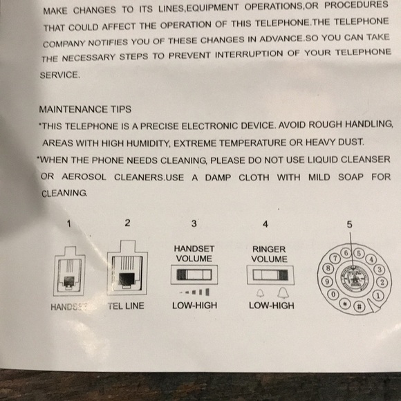 ANTIQUE  (REPLICA) DESK PHONE ELECTRIC W/ORIGINAL BOX & MANUAL (Christmas gift) - Picture 13 of 13